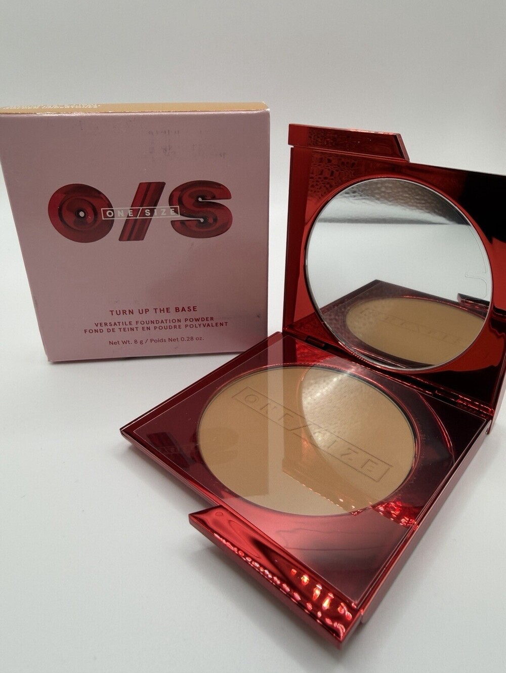 ONE SIZE Turn Up The Base Powder Foundation Medium Dark 1 NG 0.28 oz NEW